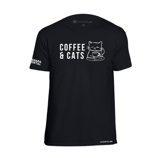 PLAYERA MANADA MORTAL - COFFEE & CATS