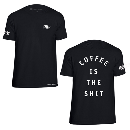 PLAYERA MANADA MORTAL - COFFEE IS THE SHIT